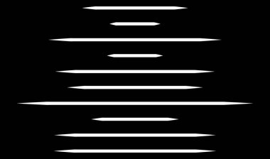 Düzensiz rastgele çizgiler, çizgili model vektör ögesi