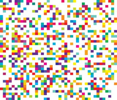 Rastgele kareler, dikdörtgenler siyah ve beyaz, tek renkli geometrik arkaplan, desen ve doku