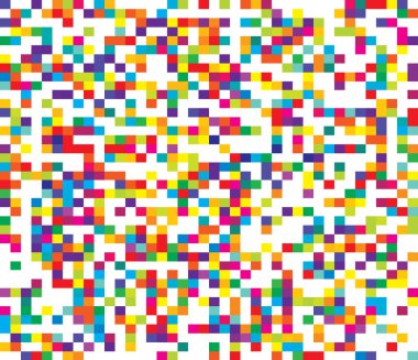 Rastgele kareler, dikdörtgenler siyah ve beyaz, tek renkli geometrik arkaplan, desen ve doku