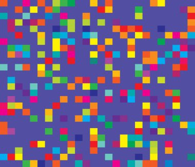 Rastgele kareler, dikdörtgenler siyah ve beyaz, tek renkli geometrik arkaplan, desen ve doku