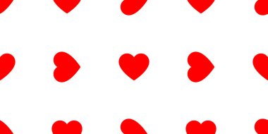 Kusursuz, tekrarlanabilir kalp şekli, ikon deseni, doku. Kalp ambalajı, ambalaj kağıdı. Stock vektör illüstrasyonu, klip- art grafikleri