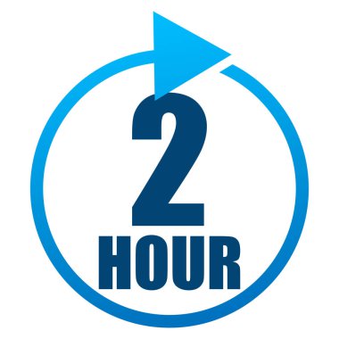 Geri dönüş, TAT simgesi, sembol serisi. Saatler, günler, aylar ve yıllık etiketlerle