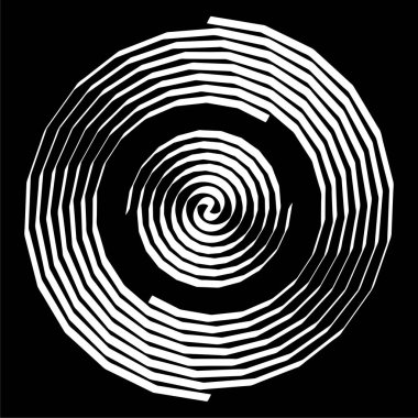 Şekli çok güzel. Döndür, döndür, döndür ve çevir vektör tasarım elementi. Dalgalı, kıvrımlı çizgiler