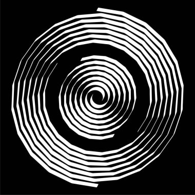 Şekli çok güzel. Döndür, döndür, döndür ve çevir vektör tasarım elementi. Dalgalı, kıvrımlı çizgiler