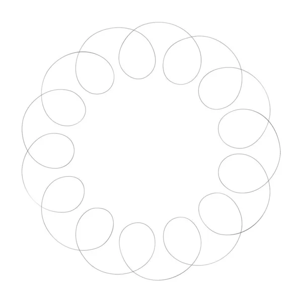 摘要圈主题 曼达拉的形状 圆形饰物 装饰符号 — 图库矢量图片