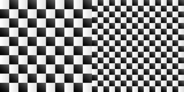 Čtverce Šeky Kostkovaný Vzor Mozaikové Obklady Kostkovaná Šachovnicová Textura Stock — Stockový vektor