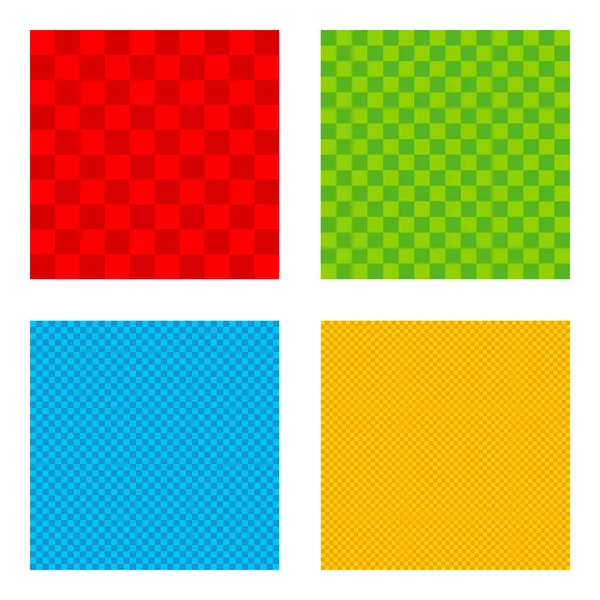 Squares Checks Checkered Pattern Mosaic Tiles Chequered Chessboard Texture Stock — Stock Vector