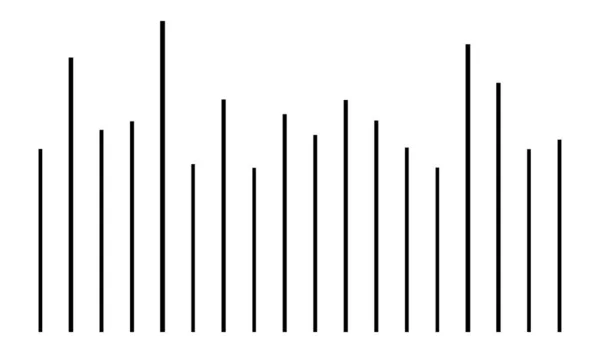 Lignes Aléatoires Irrégulières Élément Vectoriel Motif Rayures — Image vectorielle