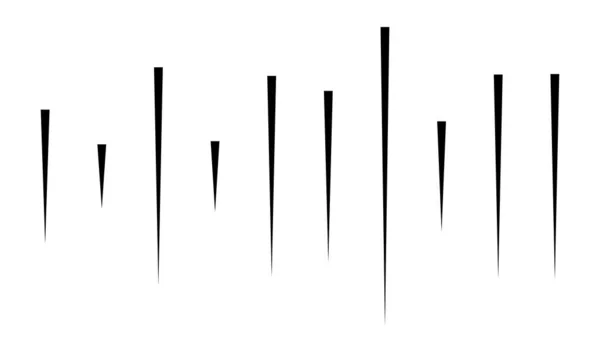 Irregular Random Lines Stripes Pattern Vector Element — Stock Vector
