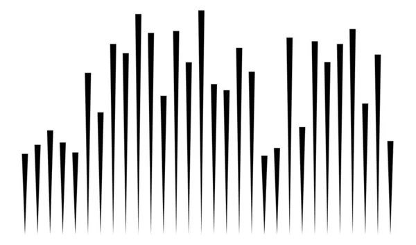 Lignes Aléatoires Irrégulières Élément Vectoriel Motif Rayures — Image vectorielle