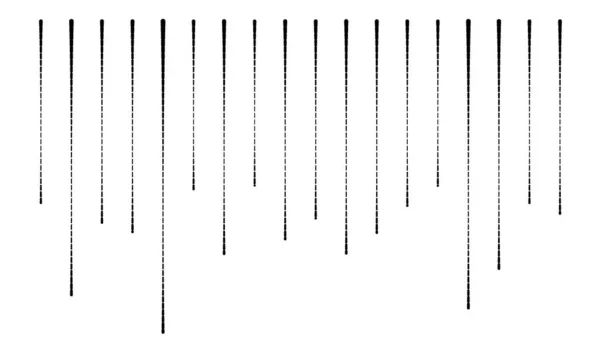 Onregelmatige Willekeurige Lijnen Strepen Patroon Vector Element — Stockvector