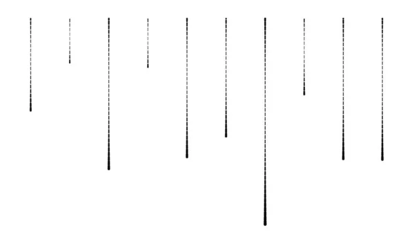 Líneas Aleatorias Irregulares Rayas Patrón Vector Elemento — Vector de stock