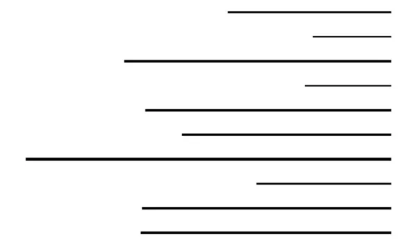 不規則なランダムライン ストライプパターンベクトル要素 — ストックベクタ