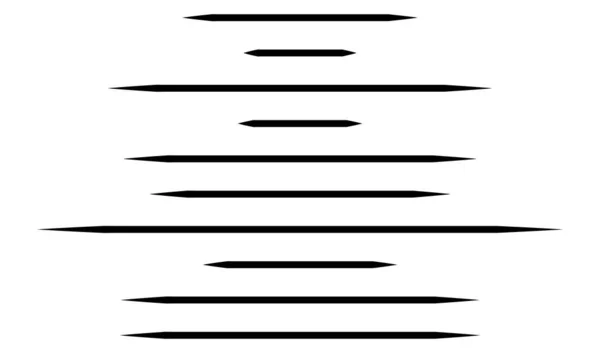 Líneas Aleatorias Irregulares Rayas Patrón Vector Elemento — Archivo Imágenes Vectoriales