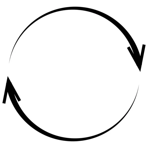 Circular Elemento Flecha Circular Como Reciclaje Actualizar Actualizar Recargar Icono — Archivo Imágenes Vectoriales