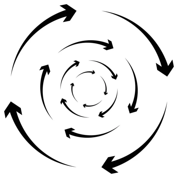 Kreisförmiges Kreisförmiges Pfeilelement Als Recycling Aktualisieren Aktualisieren Und Neuladen Von — Stockvektor
