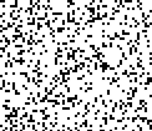 Cuadrados Aleatorios Rectángulos Blanco Negro Fondo Geométrico Monocromo Patrón Textura — Archivo Imágenes Vectoriales
