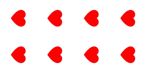 Forma Corazón Sin Costuras Repetible Patrón Icono Textura Envoltura Corazón — Vector de stock