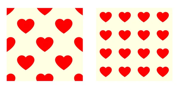 Forma Corazón Sin Costuras Repetible Patrón Icono Textura Envoltura Corazón — Vector de stock