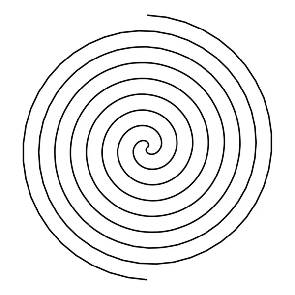 Forma Espiral Remolino Giro Giro Giro Elemento Diseño Vectores Líneas — Archivo Imágenes Vectoriales