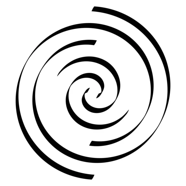 Духовно Фігурна Вихровий Вихровий Вихровий Вихровий Векторний Елемент Дизайну Білосніжка — стоковий вектор