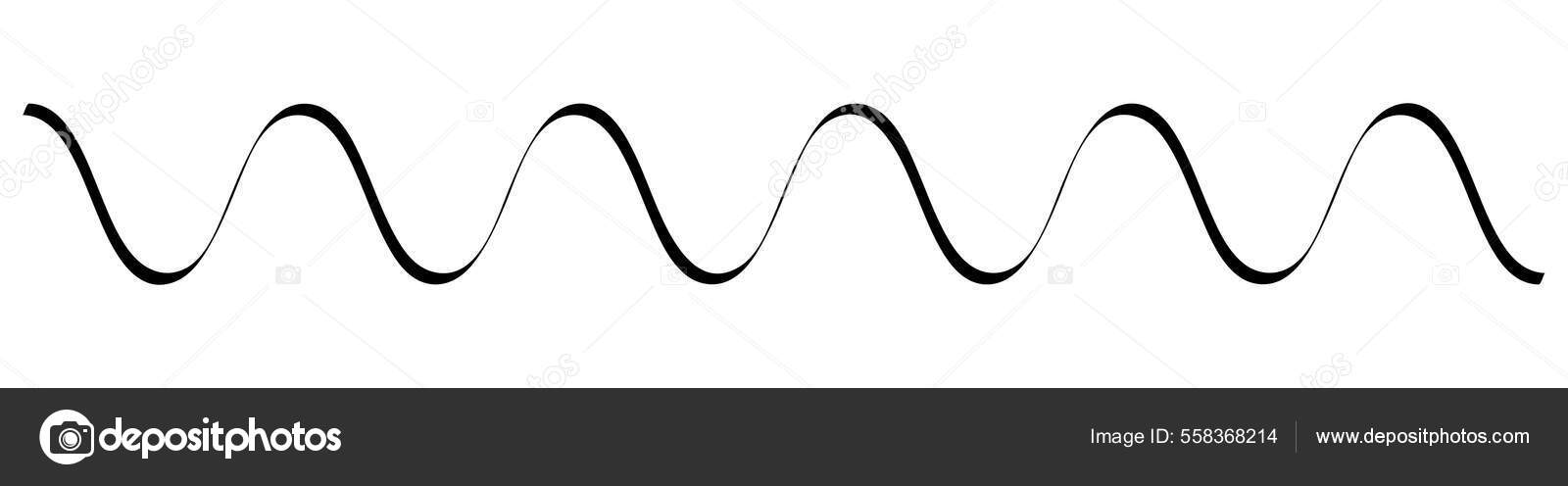 波浪形锯齿状波浪形纵横交错条纹水平分隔符库存矢量图解剪贴画图库矢量图©vectorguy 558368214, image size:1600x496