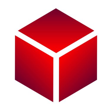 İnşaat, inşa, inşa, inşa, teknoloji, mimari ve geliştirme ikonu, sembol, logo olarak 3D izometrik küp (ler). Stock vektör illüstrasyonu, klip- art grafikleri