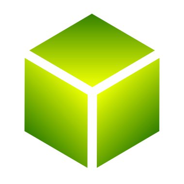 İnşaat, inşa, inşa, inşa, teknoloji, mimari ve geliştirme ikonu, sembol, logo olarak 3D izometrik küp (ler). Stock vektör illüstrasyonu, klip- art grafikleri