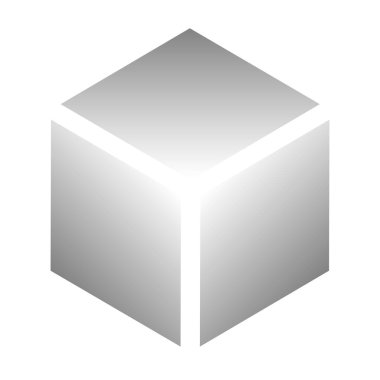 İnşaat, inşa, inşa, inşa, teknoloji, mimari ve geliştirme ikonu, sembol, logo olarak 3D izometrik küp (ler). Stock vektör illüstrasyonu, klip- art grafikleri