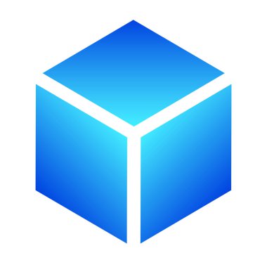 İnşaat, inşa, inşa, inşa, teknoloji, mimari ve geliştirme ikonu, sembol, logo olarak 3D izometrik küp (ler). Stock vektör illüstrasyonu, klip- art grafikleri