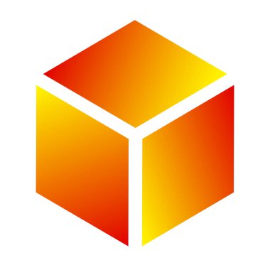 İnşaat, inşa, inşa, inşa, teknoloji, mimari ve geliştirme ikonu, sembol, logo olarak 3D izometrik küp (ler). Stock vektör illüstrasyonu, klip- art grafikleri