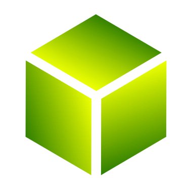 İnşaat, inşa, inşa, inşa, teknoloji, mimari ve geliştirme ikonu, sembol, logo olarak 3D izometrik küp (ler). Stock vektör illüstrasyonu, klip- art grafikleri