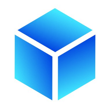 İnşaat, inşa, inşa, inşa, teknoloji, mimari ve geliştirme ikonu, sembol, logo olarak 3D izometrik küp (ler). Stock vektör illüstrasyonu, klip- art grafikleri