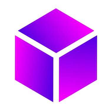 İnşaat, inşa, inşa, inşa, teknoloji, mimari ve geliştirme ikonu, sembol, logo olarak 3D izometrik küp (ler). Stock vektör illüstrasyonu, klip- art grafikleri