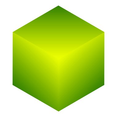 İnşaat, inşa, inşa, inşa, teknoloji, mimari ve geliştirme ikonu, sembol, logo olarak 3D izometrik küp (ler). Stock vektör illüstrasyonu, klip- art grafikleri