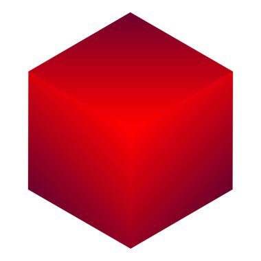 İnşaat, inşa, inşa, inşa, teknoloji, mimari ve geliştirme ikonu, sembol, logo olarak 3D izometrik küp (ler). Stock vektör illüstrasyonu, klip- art grafikleri