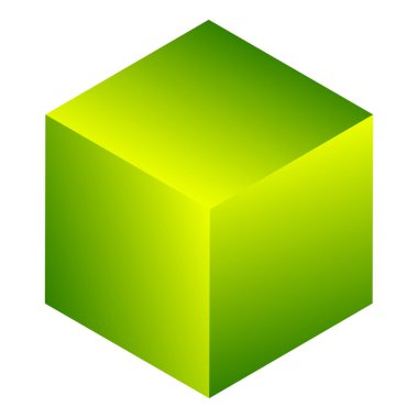 İnşaat, inşa, inşa, inşa, teknoloji, mimari ve geliştirme ikonu, sembol, logo olarak 3D izometrik küp (ler). Stock vektör illüstrasyonu, klip- art grafikleri