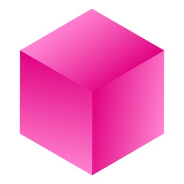 İnşaat, inşa, inşa, inşa, teknoloji, mimari ve geliştirme ikonu, sembol, logo olarak 3D izometrik küp (ler). Stock vektör illüstrasyonu, klip- art grafikleri