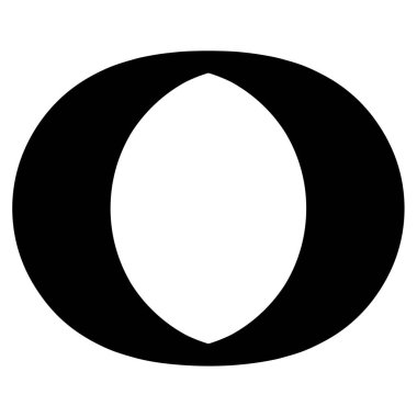 Çember, oval, elips geometrik soyut düzensiz, asimetrik şekil, element. Stock vektör illüstrasyonu, klip- art grafikleri