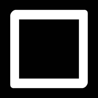 Kare geometrik soyut düzensiz, asimetrik şekil. Stock vektör illüstrasyonu, klip- art grafikleri