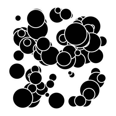 Rastgele kaotik daireler kompozisyonu. Rastgelelik kavramı