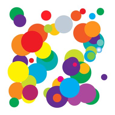 Rastgele kaotik daireler kompozisyonu. Rastgelelik kavramı