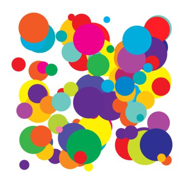 Rastgele kaotik daireler kompozisyonu. Rastgelelik kavramı