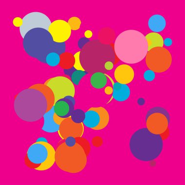 Rastgele kaotik daireler kompozisyonu. Rastgelelik kavramı