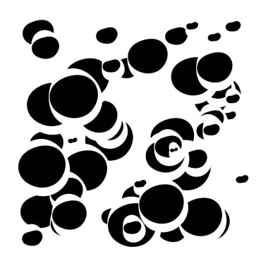 Rastgele kaotik daireler kompozisyonu. Rastgelelik kavramı