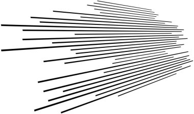 3D dinamik çizgiler, perspektif geometrik vektör çizgileri