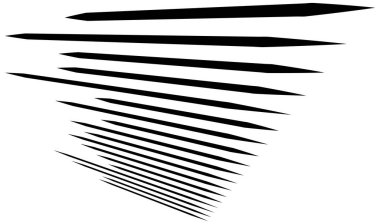 3D dinamik çizgiler, perspektif geometrik vektör çizgileri