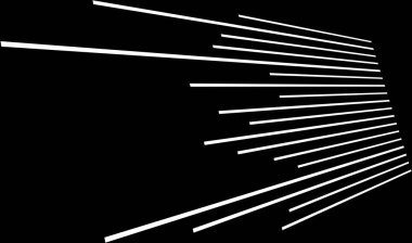 3D dinamik çizgiler, perspektif geometrik vektör çizgileri