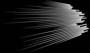 3D dinamik çizgiler, perspektif geometrik vektör çizgileri