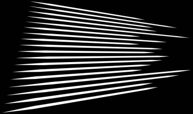 3D dinamik çizgiler, perspektif geometrik vektör çizgileri